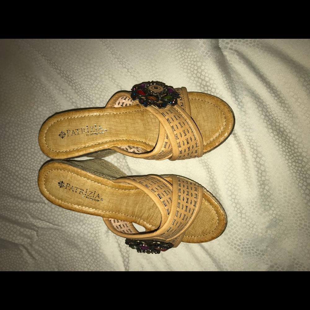 Fun shoes with jeweled top